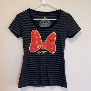 Disney Minnie Mouse Red Bow T-Shirt - worn once